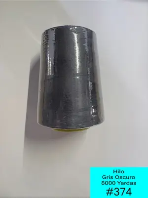 Hilo Gris Oscuro 8000 Yardas — Hilos