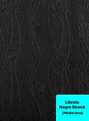 Librete Negro Strech (media Luna) — Librete Stretch