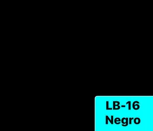 Negro (LB-16) — Licra de Baño Liso