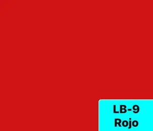 Rojo (LB-9) — Licra de Baño Liso