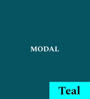 Teal — Modal
