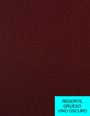 Resorte Grueso Vino Oscuro — Resorte Grueso